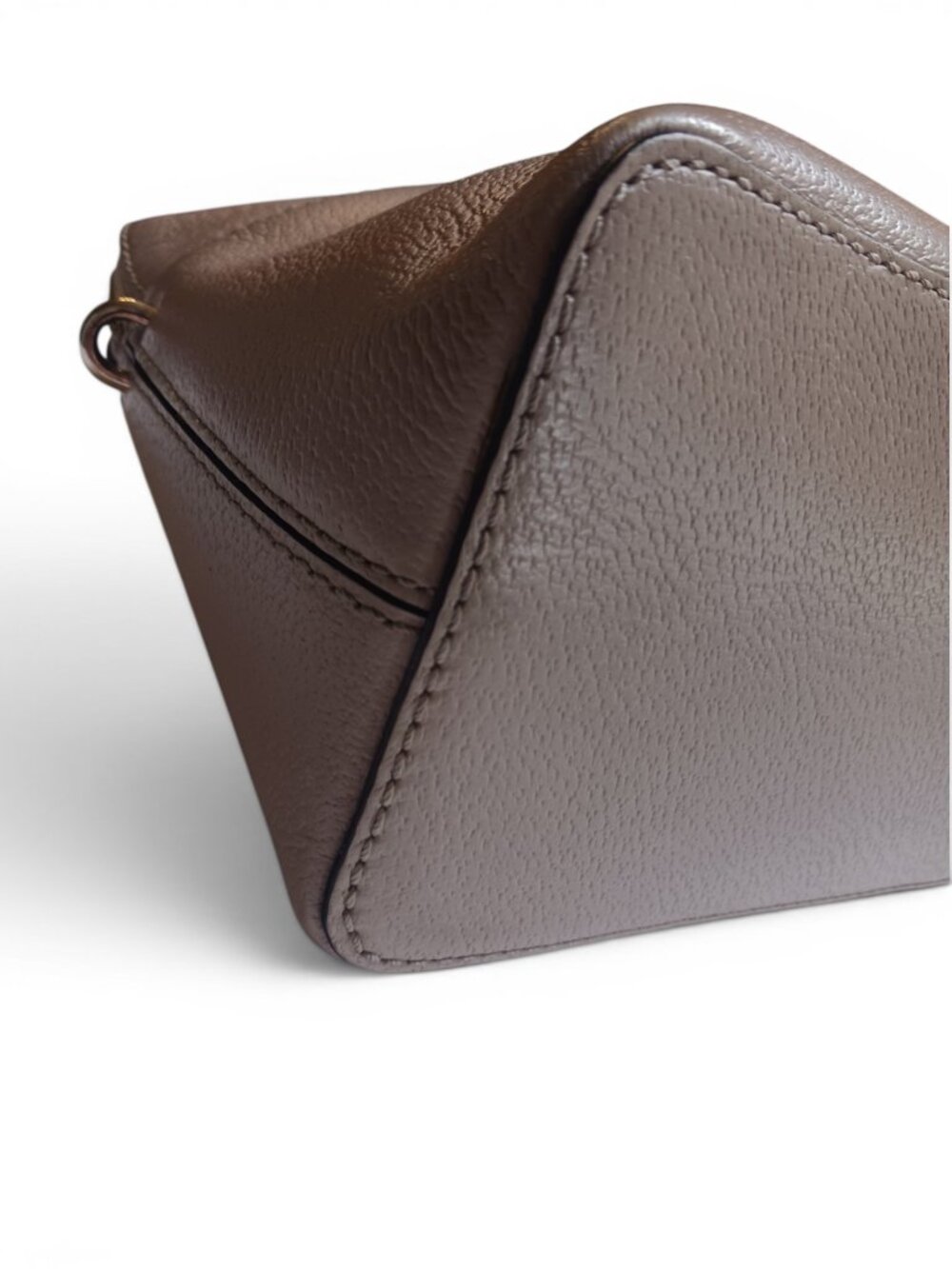 Kate Spade "Grove Street Carli" Pebbled Leather Satchel Crossbody– Warm Beige - Picture 7 of 16